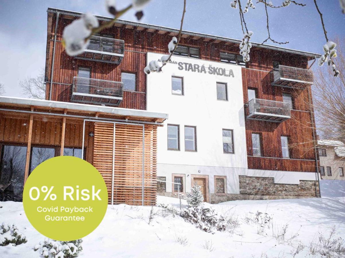 Apartmán Stará škola Vysoké nad Jizerou Kültér fotó